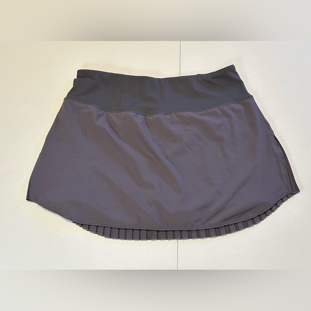 Baleaf Pleated‎ Skort XLarge Gray Tennis Skirt W/ Shorts Womens Women’s Pull On